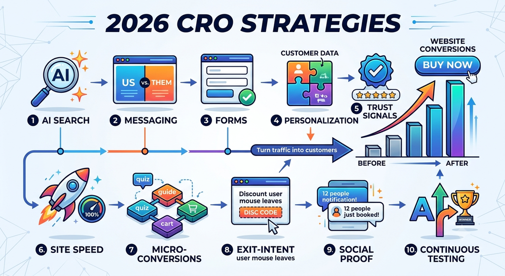 Conversion Rate Optimization in 2026: 10 Effective Strategies to Boost Website Conversions